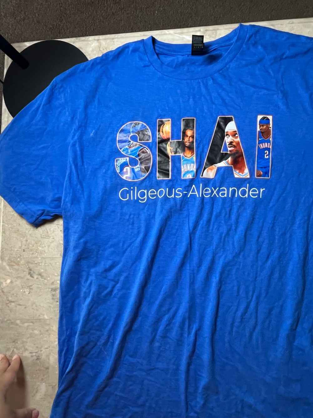 Gildan Royal Blue Shaw Gilgeous-Alexander Graphic Tee